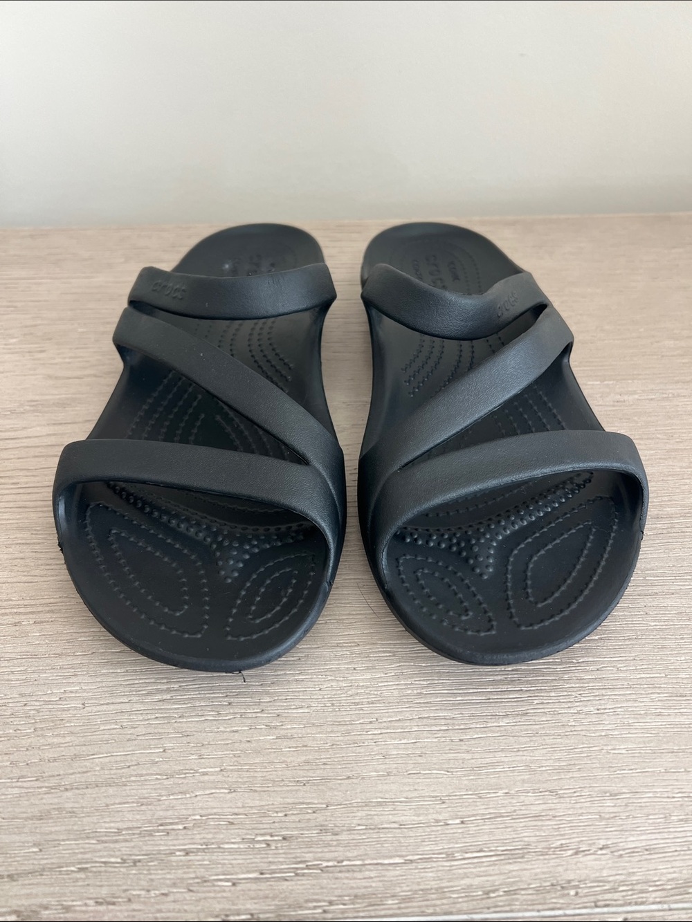 Women’s Crocs Kadee II sandals slides, black size 10